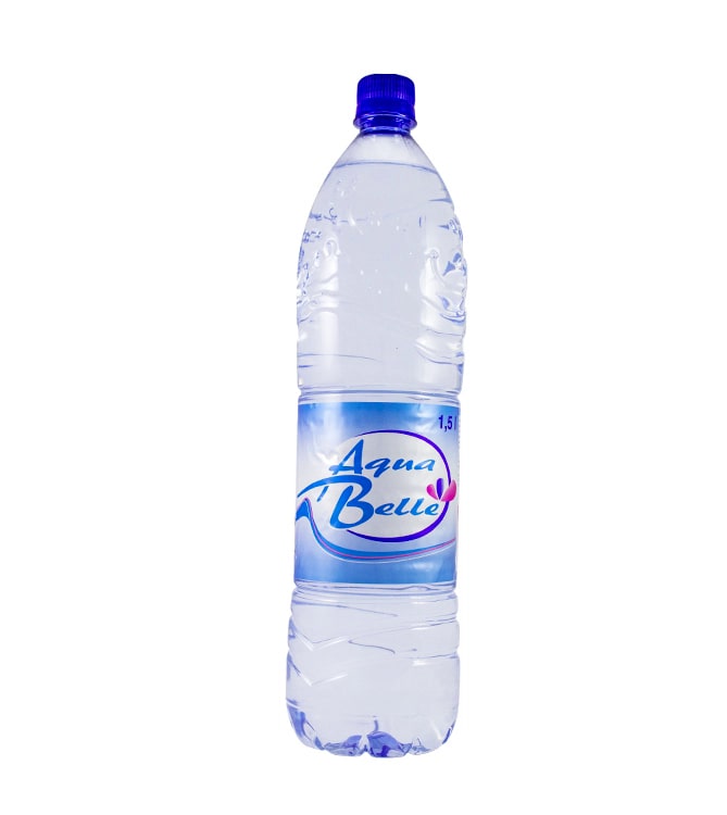 Aqua belle, eau minérale de SABC