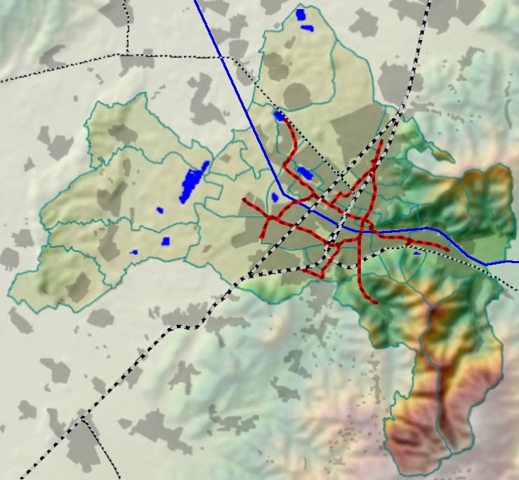 Plan topographique de Dmh